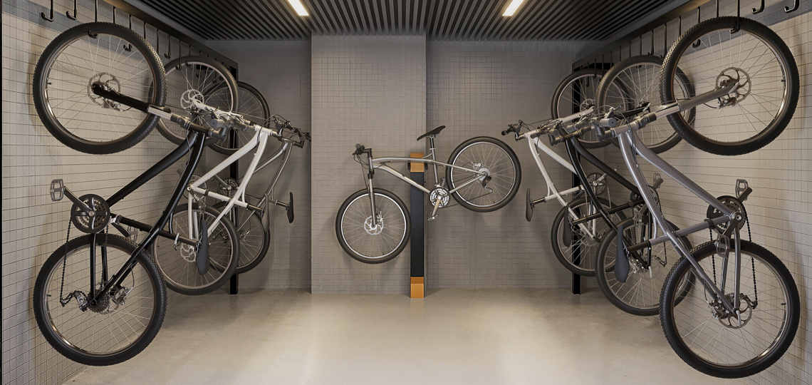 Perspectiva Ilustrada Bicicletário